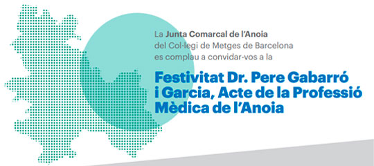 Festivitat Dr. Pere Gabarró i Garcia, Acte de la Professió Mèdica de l’Anoia 2024
