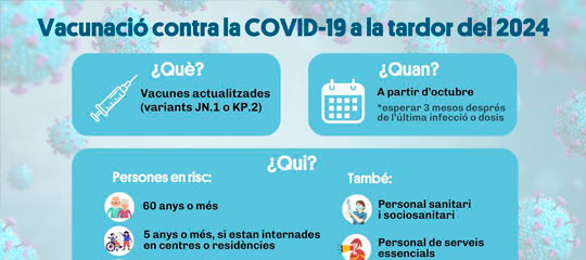 Comunicat del GCMSC sobre la revacunació contra la Covid-19